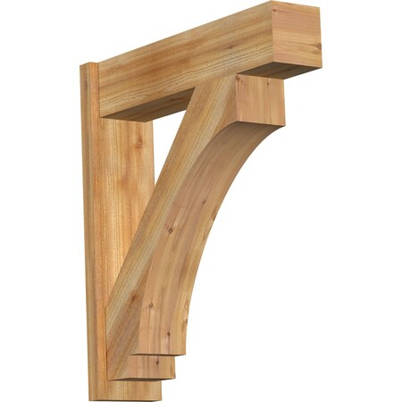 Ekena Millwork Imperial Block Rough Sawn Outlooker, Western Red Cedar, 8"W x 32"D x 36"H OUT08X32X36IMP05RWR